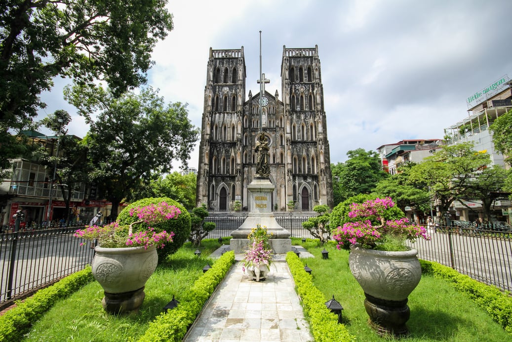 St Joseph's Cathedral in Hanoi, Hanoi, Vietnam