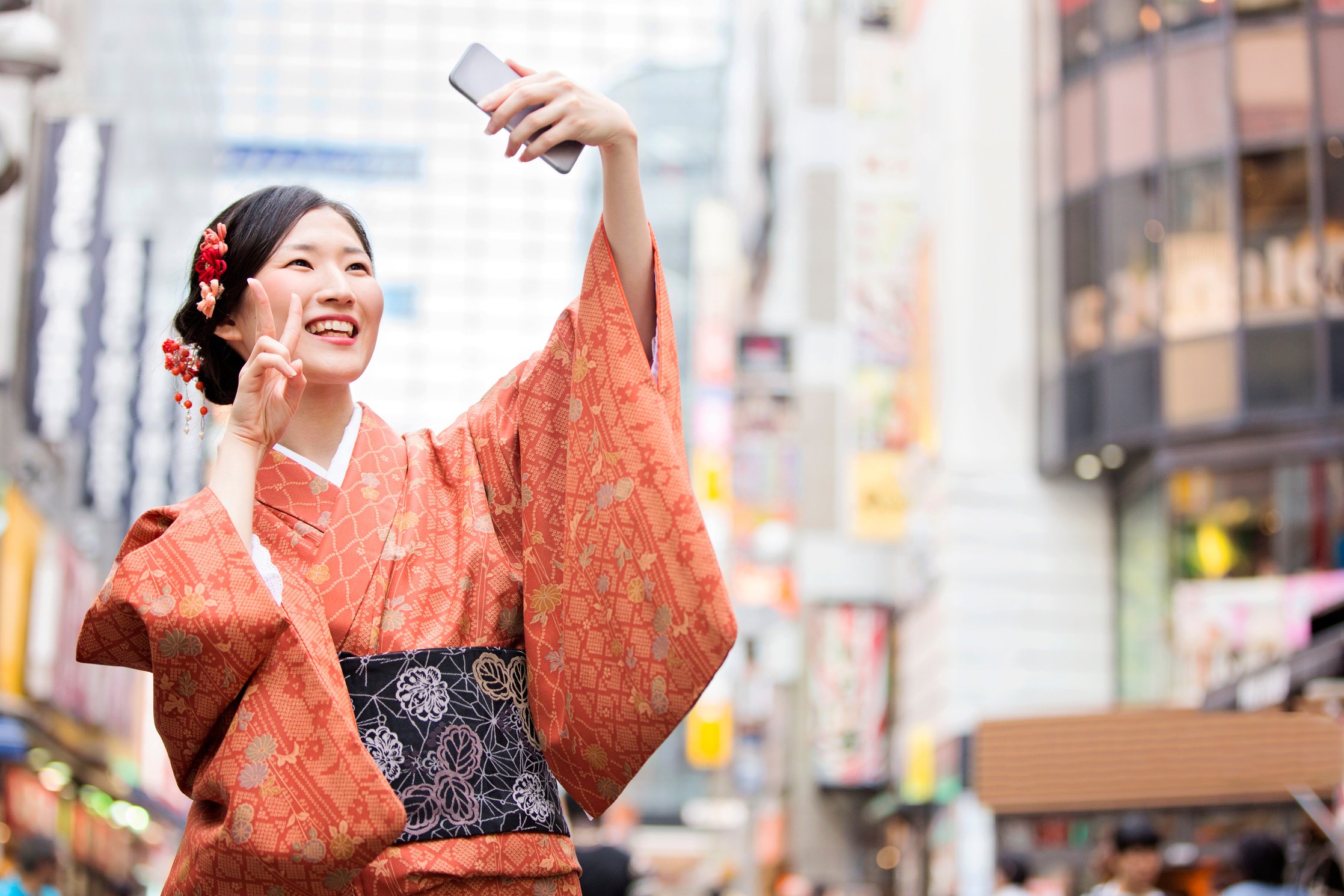 Kimono Selfie