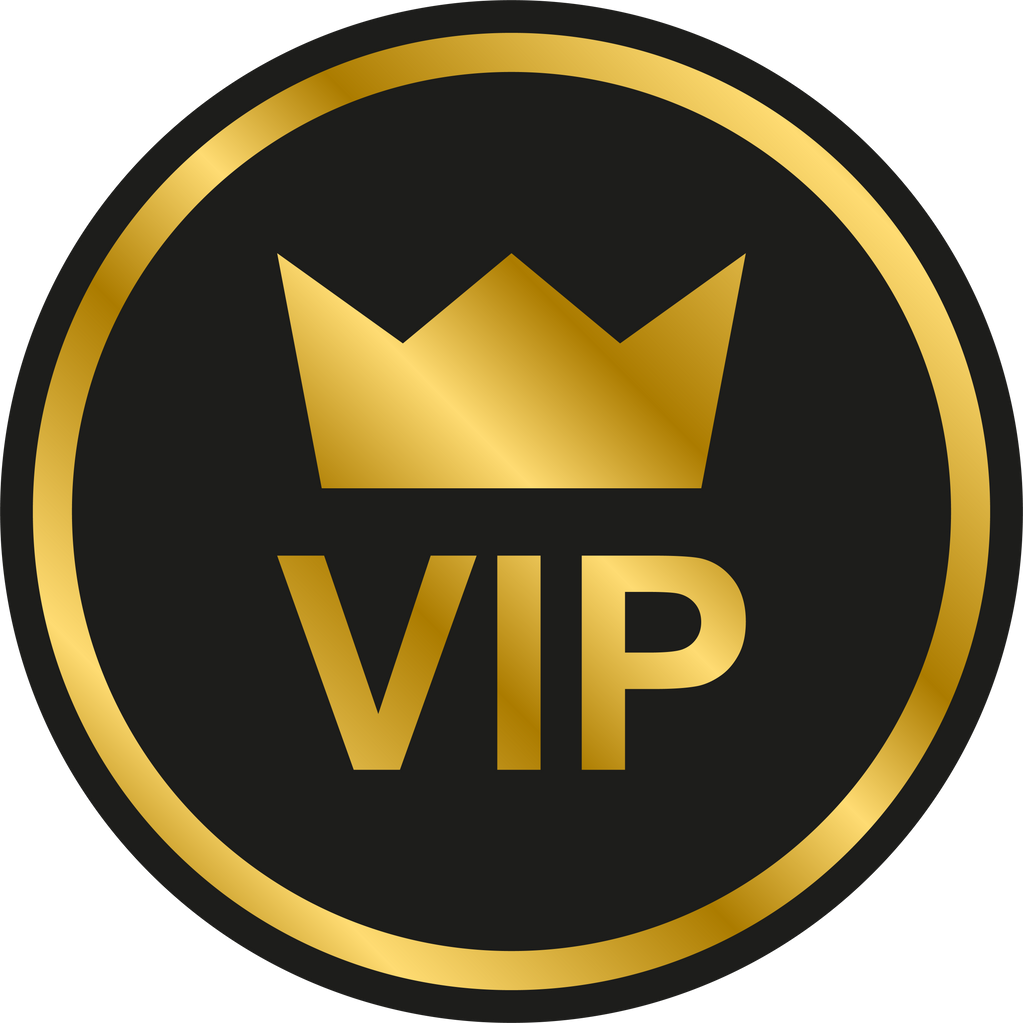 VIP icon for graphic design, logo, website, social media, mobile app, UI