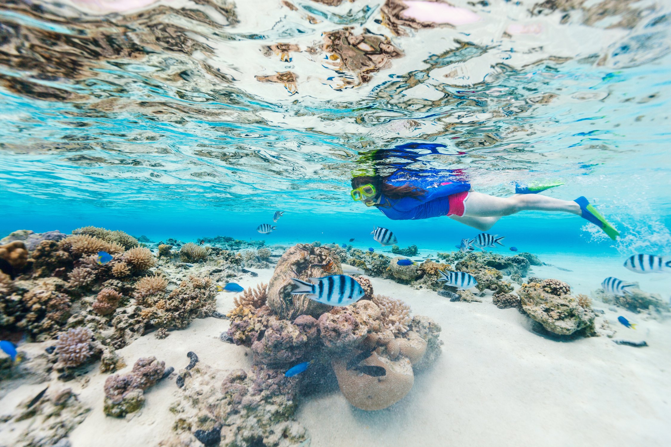 Woman Snorkeling