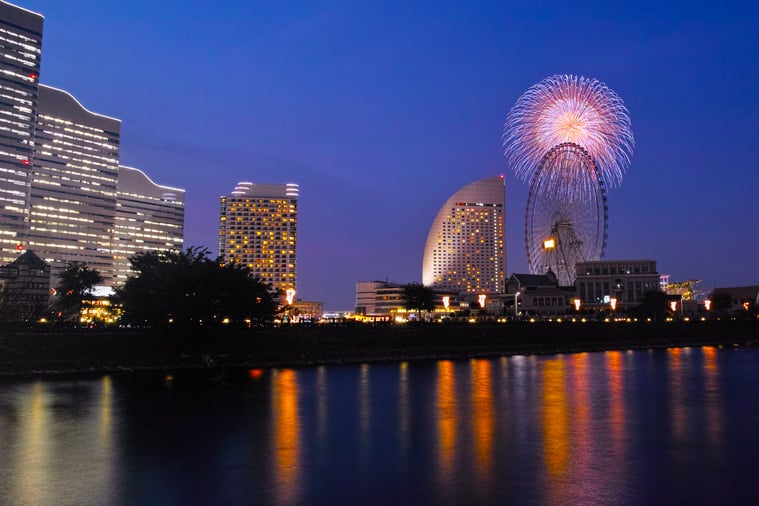 Yokohama Minato Mirai fireworks