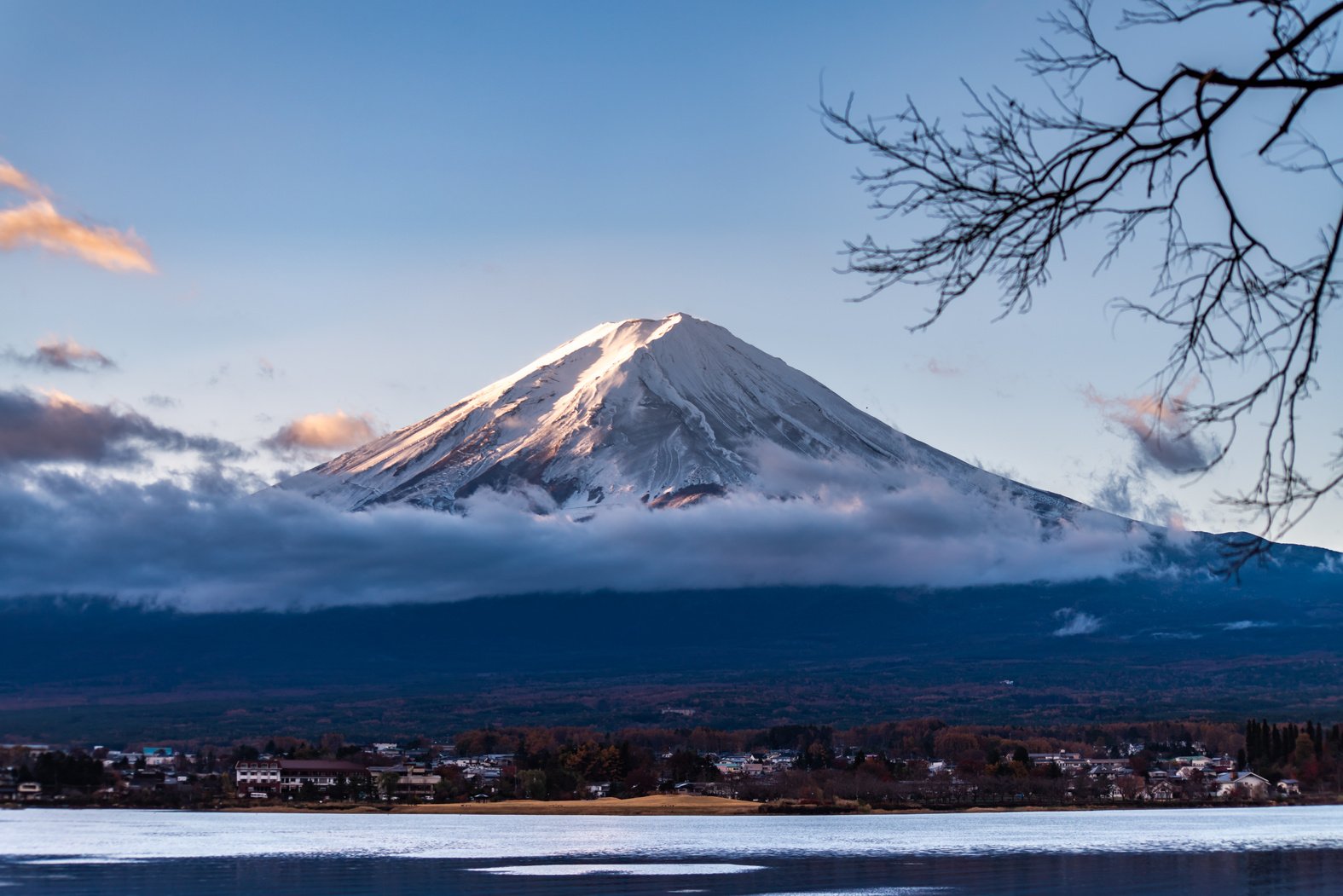 Mount Fuji from Lake Kawaguchi Side